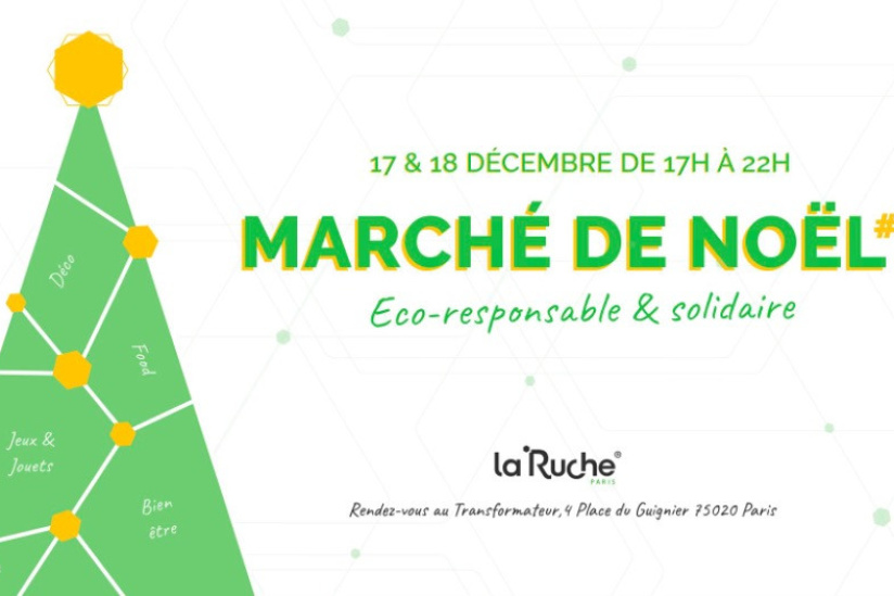 Marché de Noël 2019 éco-responsable de La Ruche Paris