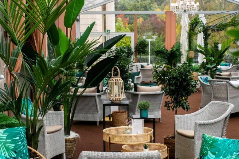 Le jardin d'hiver 2019 du Trianon Palace