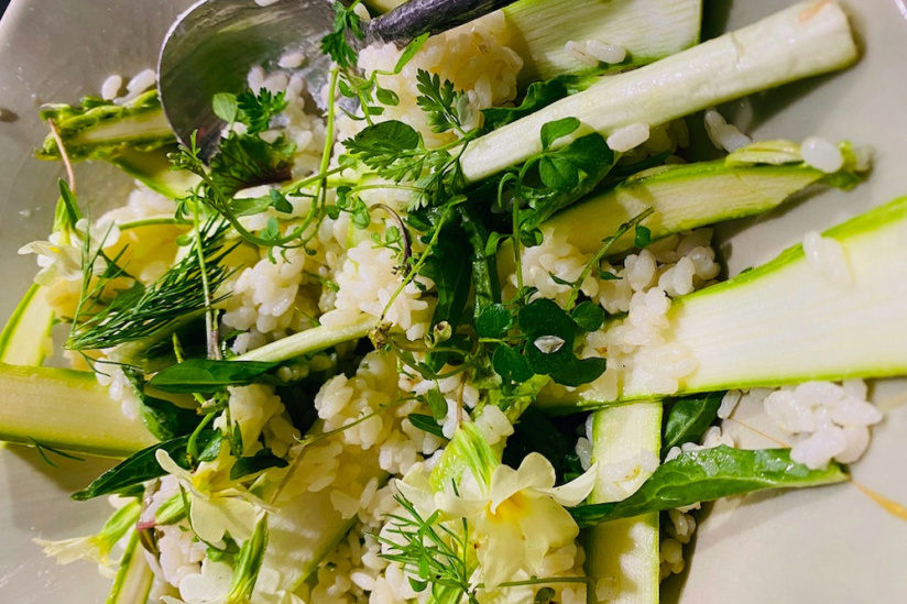 La recette du riz aux asperges par Bruno Verjus, chef du restaurant 2* Table