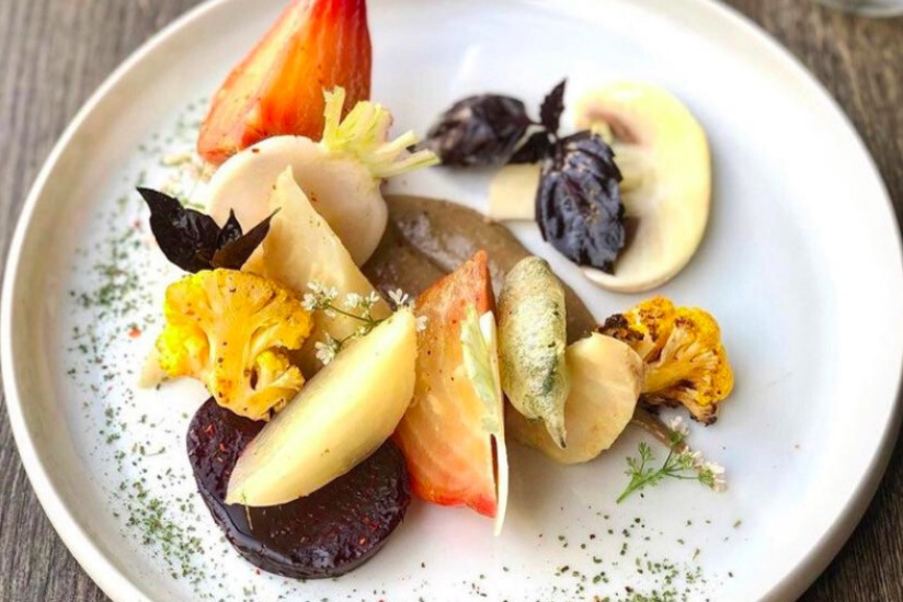 La recette des légumes d'hiver étuvés et Kimchi d'Anthony Denon, chef de la Table du Connétable