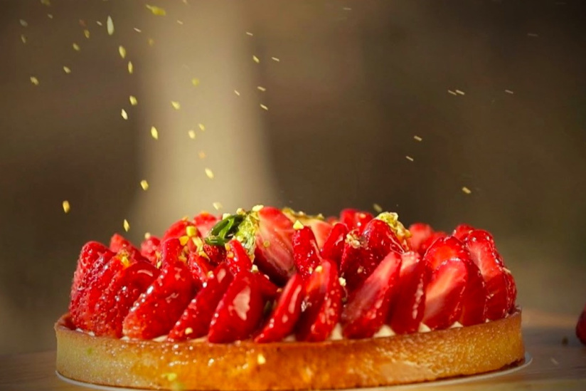 La recette de la tarte aux fraises d'Eric Kayser