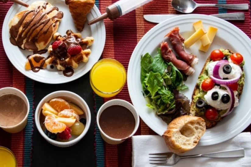 Le brunch du bar à chocolat Hoct&Loca en livraison