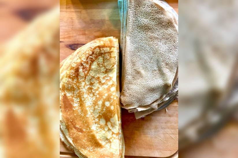 La recette des crêpes à la farine blé noir de Nolwenn Corre
