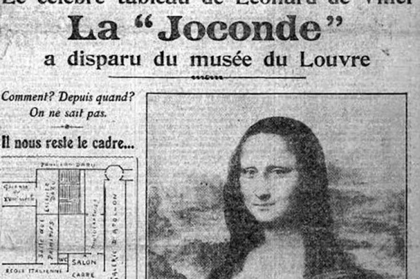 Éphéméride du 22 août à Paris : Le vol de la Joconde au Musée du Louvre