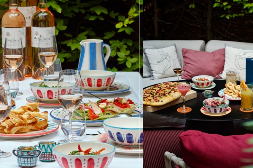 L'Arrière-Pays, la terrasse estivale de l'hôtel Lancaster