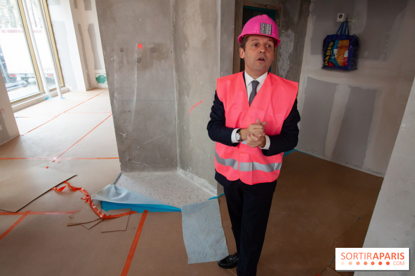 Hôtel Fauchon, visite du chantier