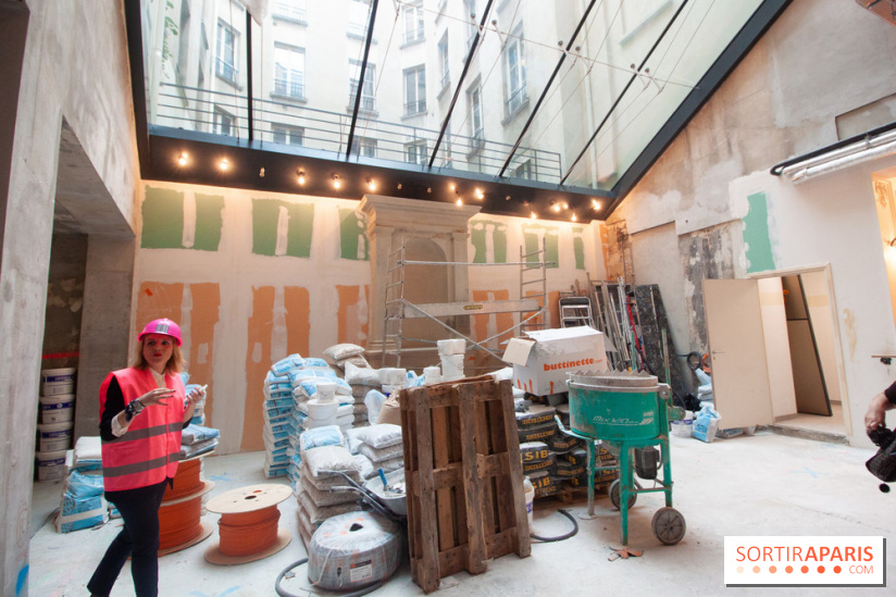 Hôtel Fauchon, visite du chantier
