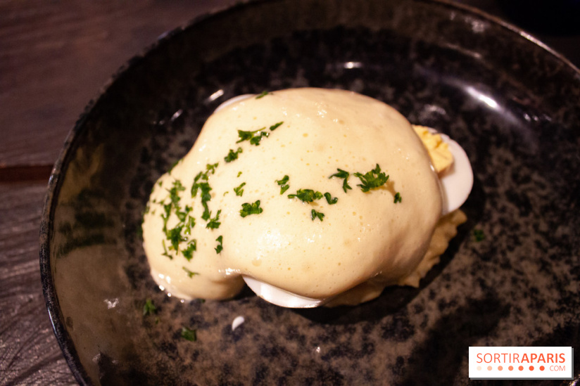 Oeuf mayonnaise vaporeuse de Jacopo Paris (5 €)