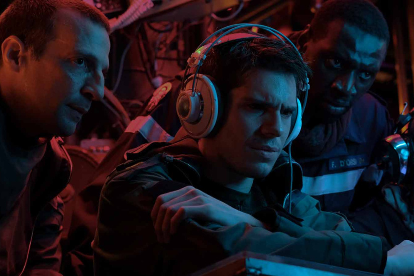 Mathieu Kassovitz, François Civil et Omar Sy dans "Le Chant du Loup" 