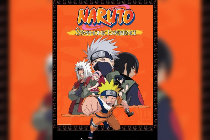 Naruto em concerto cinematográfico sinfónico no Dôme de Paris em outubro de  2023 