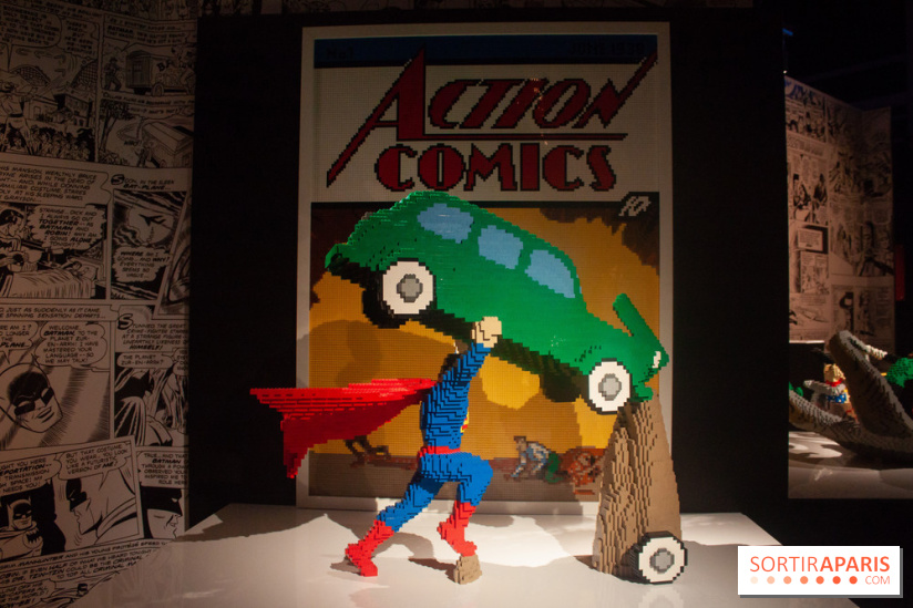 L'exposition LEGO des Super-Heros DC à la Villette