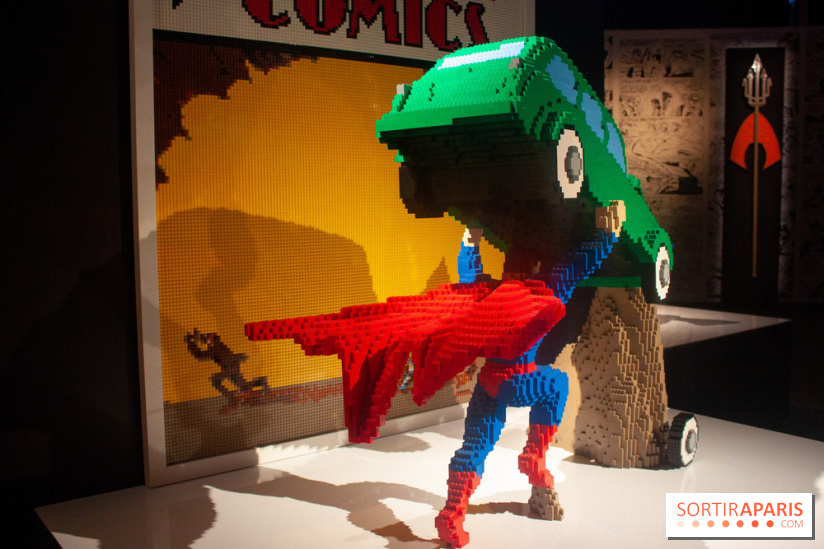 L'exposition LEGO des Super-Heros DC à la Villette