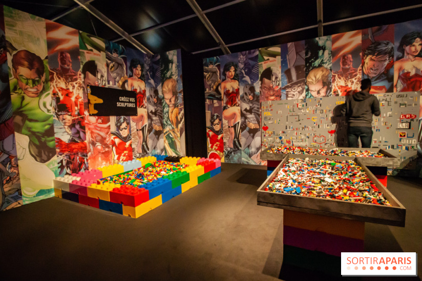 L'exposition LEGO des Super-Heros DC à la Villette