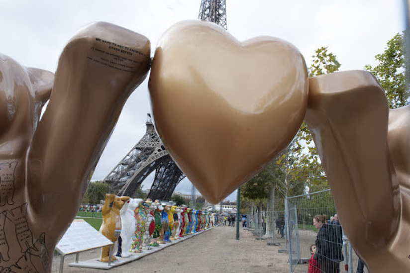 Les oursons géant du Champs de Mars à Paris - , Les United Buddy Bears à Paris
