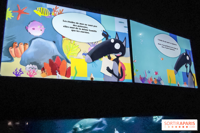 Loup préserve les océans à l'Aquarium de Paris, les photos