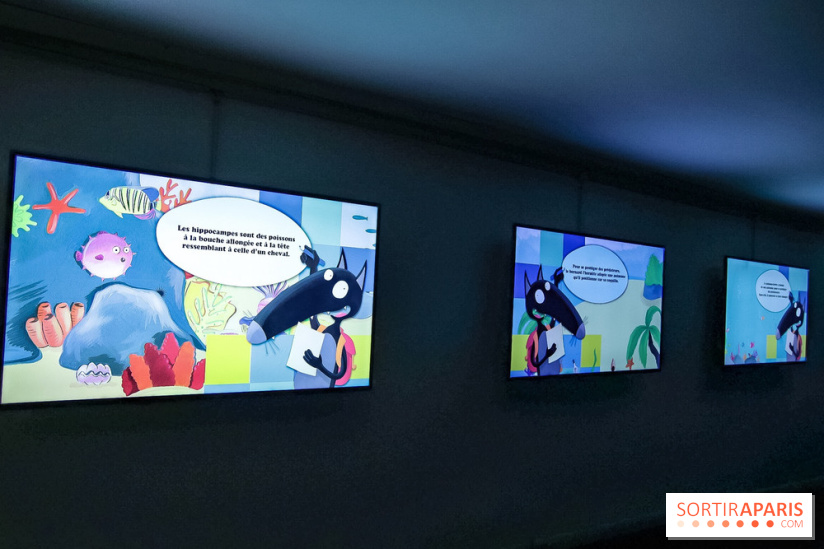 Loup préserve les océans à l'Aquarium de Paris, les photos