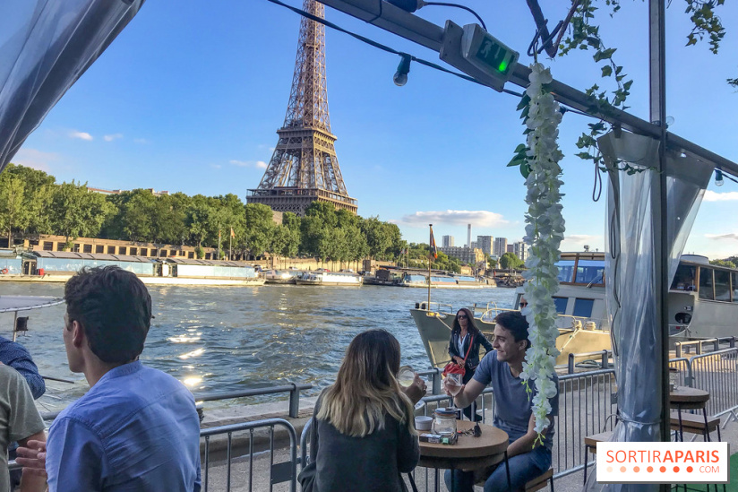 La Guinguette Sohso face à la Tour Eiffel