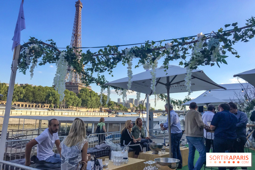 La Guinguette Sohso face à la Tour Eiffel