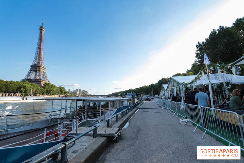 La Guinguette Sohso face à la Tour Eiffel