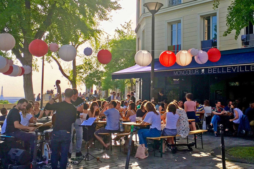 Mon Cœur Belleville: la si belle terrasse qui surplombe Paris