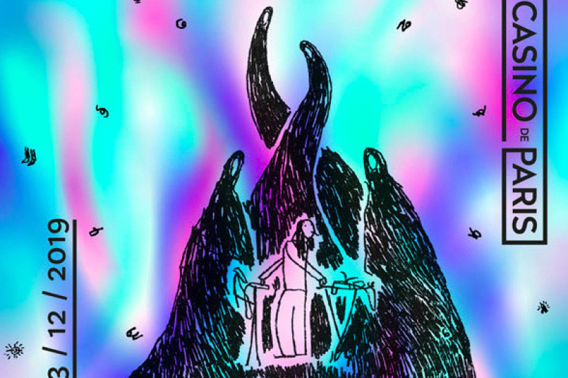 Flavien Berger en concert au Casino de Paris en décembre 2019