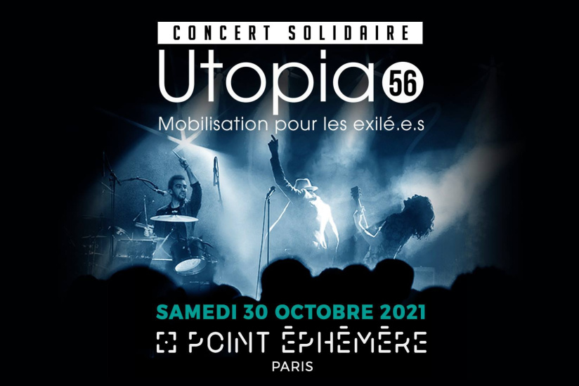 Concert solidaire Utopia 56 au Point Ephémère