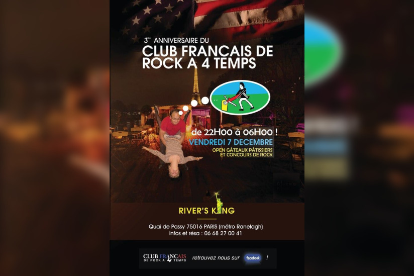 3ème anniversaire du Club Français de Rock à 4 Temps
