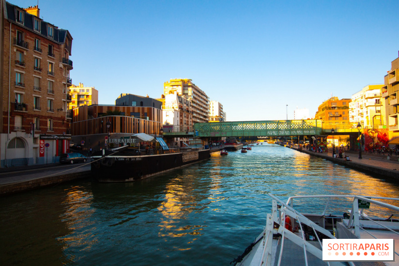 Croisière sur le canal de l'Ourcq