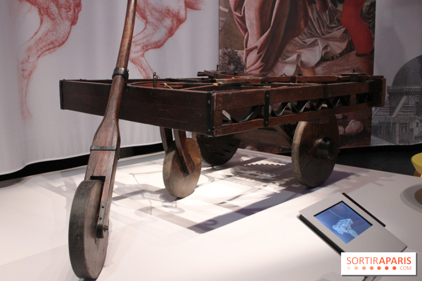 Léonard de Vinci à la Cité des Sciences, l'automobile ?