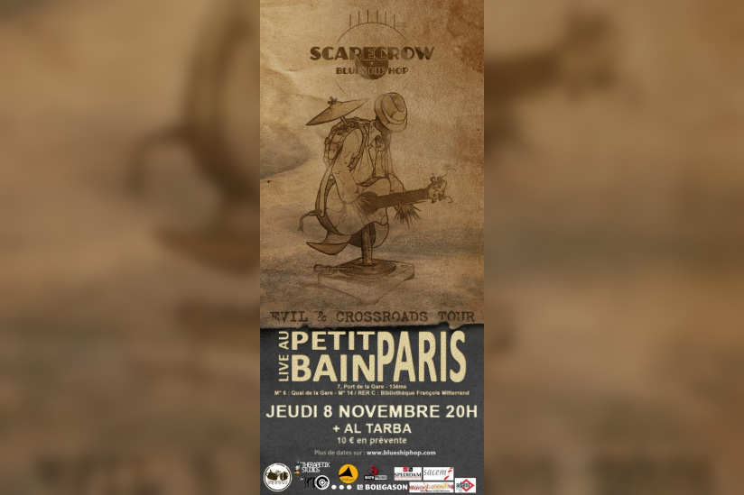 Scarecrow | Blues hiphop au Petit Bain le 8 novembre 2012