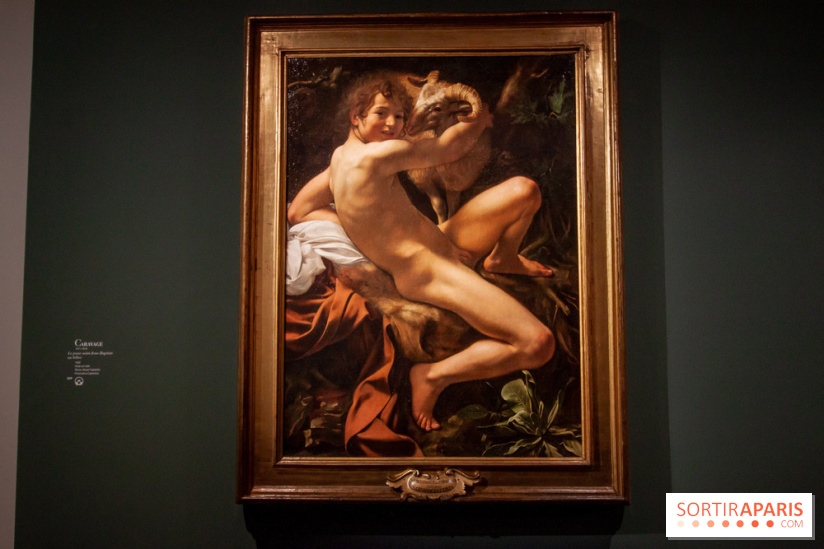 Caravage à Rome au musée Jacquemart-André - Caravage, le Jeune Saint Jean-Baptiste au bélier, 1602