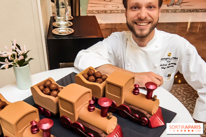 La Bûche Shangri-là Express de Michaël Bartocetti pour Noël 2018