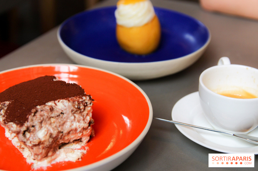 Cucina, Ducasse à la Maison de la Mutualité :  tiramisu, citron givré et café