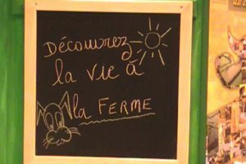 Une vraie ferme aménagée au Salon de l'Agriculture