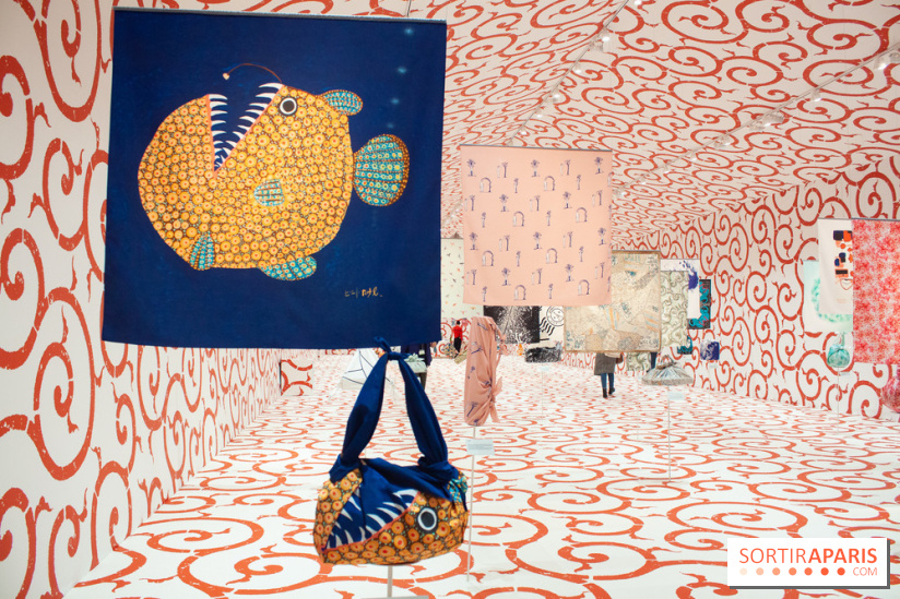 Exposition Furoshiki à l'hôtel de ville