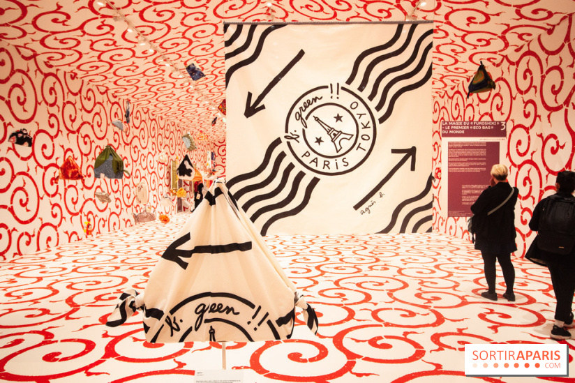 Exposition Furoshiki à l'hôtel de ville