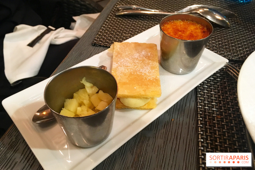 Carte des Frères Pourcel au Bar à Huitres 