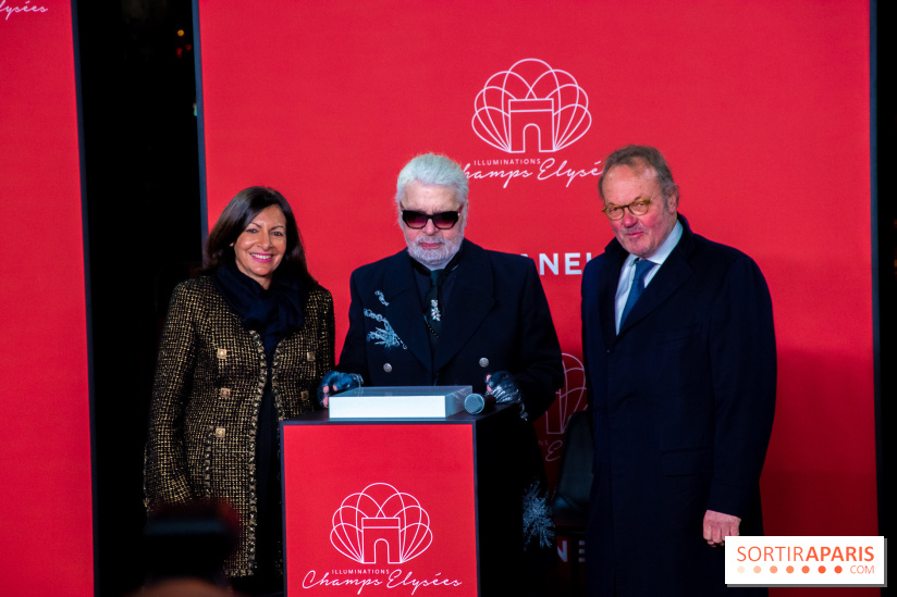Les Illuminations de Noël des Champs-Elysées 2018 avec Karl Lagerfeld