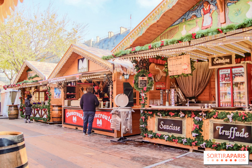 Le Marché de Noël des Tuileries à Paris - régions