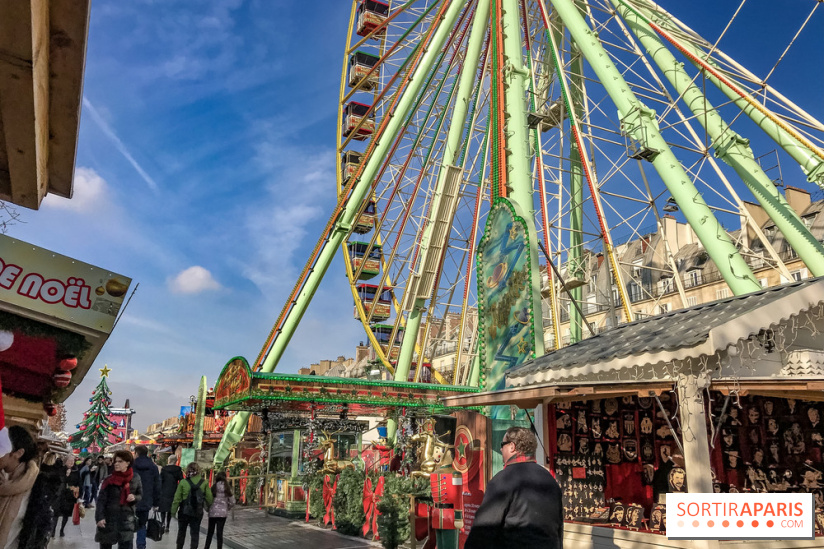 Le Marché de Noël des Tuileries à Paris, grande roue