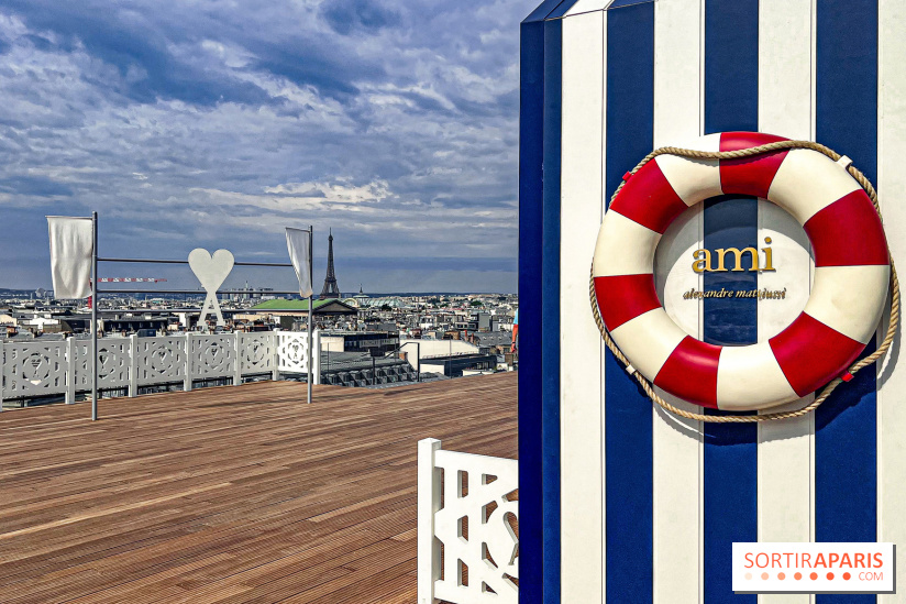 AMI Paris aux Galeries Lafayette Haussmann : pop ups, glacier et crêperie AMI par Julien Sebbag