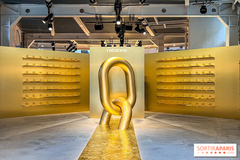 Paris Fashion Week 2024 : Million Gold, le pop up immersif, doré et parfumé de Rabanne   
