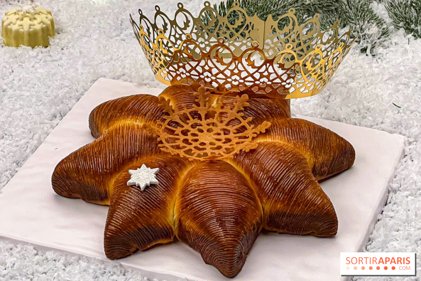 La Galette des Rois 2025 du Lutetia par Nicolas Guercio: un flocon gourmand à faire fondre de plaisir