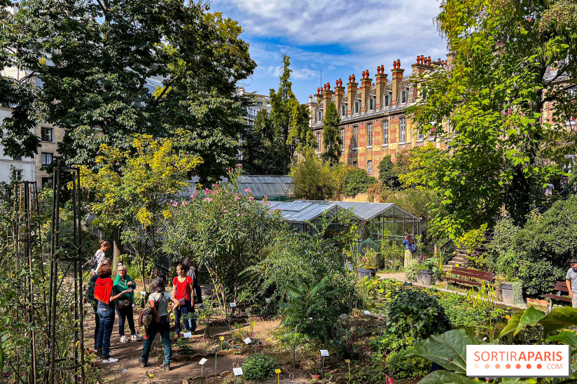 Le jardin botanique de la Faculté de Pharmacie en visite