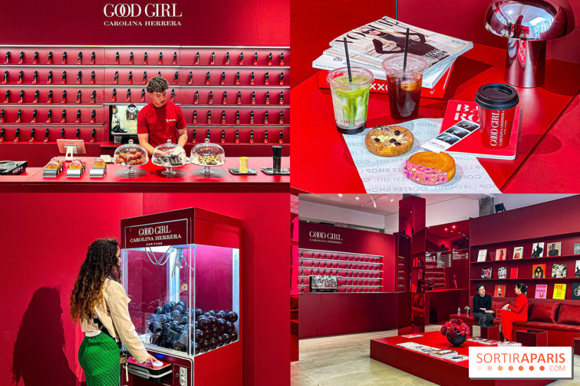 Good Girl Coffee Shop: le café-pop up du nouveau parfum de Carolina Herrera à Paris - nos photos