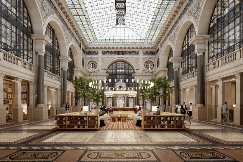 Réouverture monument 14 rue Bergère Grands Boulevards ancienne banque BNP