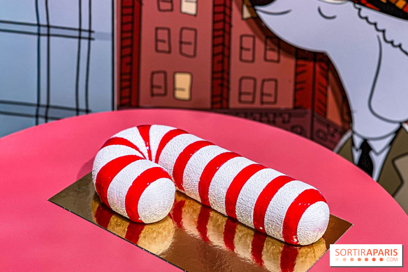 Candy Cake, la Bûche de Noël 2025 du Printemps Haussmann par Bryan Esposito, clin d'œil à New-York
