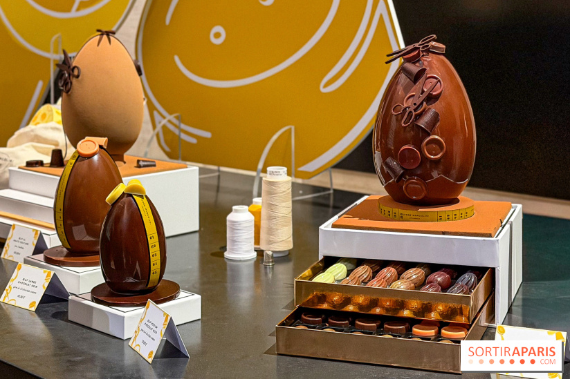 Chocolats de Pâques 2026 ultra-mode par Pierre Marcolini : Oeufs Couture et petites merceries à croquer
