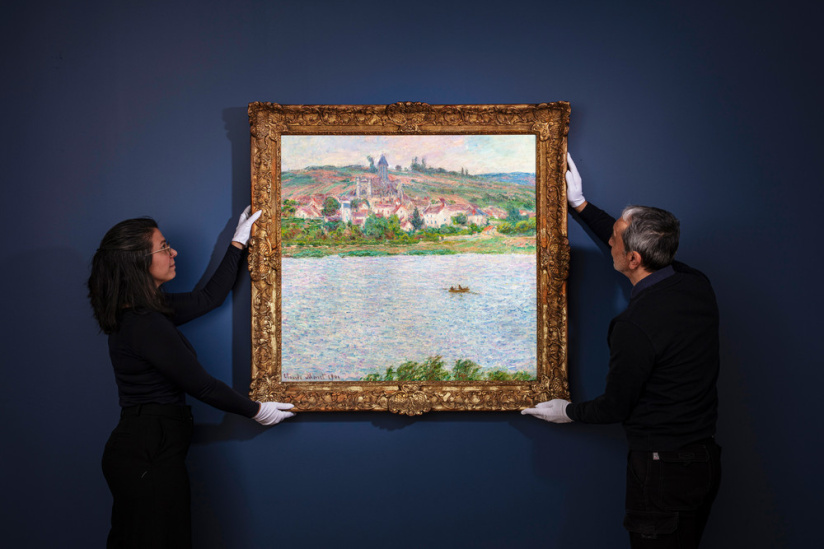 Centenaire de la mort de Monet : Exposition de Deux toiles encore jamais dévoilées chez Sotheby's