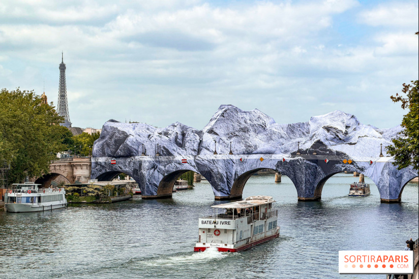 La Caverne du Pont Neuf : le montage de l’installation géante de JR démarre à Paris